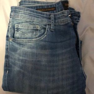 Outpost Makers distressed lightwash jeans